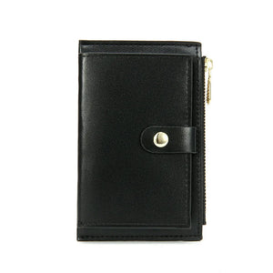 Woman Short Wallet Pearl Small Zipper Bag Card Lady Coin Purse