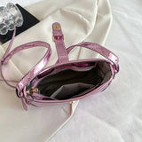 Leather Stone Pattern Shoulder Bag Square Handbag Crossbody Tote Messenger