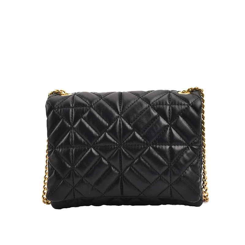 Retro Clutch Handbag Metal Chain Small Shoulder Bag Female