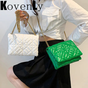 Retro Clutch Handbag Metal Chain Small Shoulder Bag Female