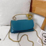 Personality Pin Handbag Shoulder Bag Chain Crossbody Bag