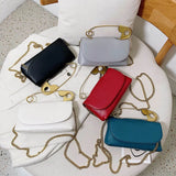 Personality Pin Handbag Shoulder Bag Chain Crossbody Bag