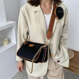 Women Small Shoulder Bag PU Leather Three in One Handbags Crossbody Bag
