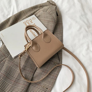 Retro Mini Handbag Literary Crowds Shoulder Messenger Female Bag Handbags