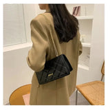 Woman Small Square Bag PU Leather Messenger Casual Multifunction