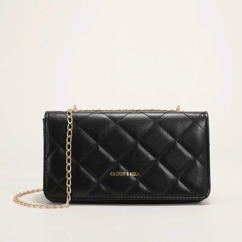 Woman Small Square Bag PU Leather Messenger Casual Multifunction
