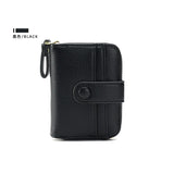 Women Small Wallet Lychee Pattern Card Bag Short Version Zero Wall
