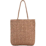 Rattan Straw Woven Large Tote Shoulder Bag for Women Summer Beach Bohemia Travel