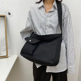 Canvas Tote Bag Crossbody Shoulder Handbag Schoolbag