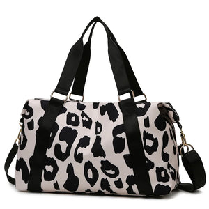 Cow Pattern Women's Travel Bag Shoulder Tote Gym Luggage