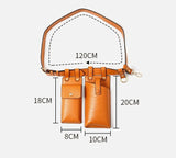 Women Leather Waist Bag Crossbody Chest Belt Phone Pouch