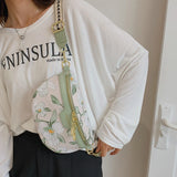 Women Waist Bag Leather Shoulder Chest Bag