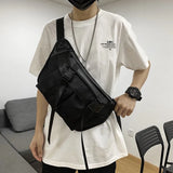 Large Capacity Unisex Fanny Pack Street Wear Crossbody Bag