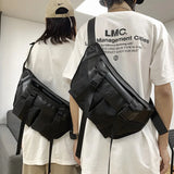 Large Capacity Unisex Fanny Pack Street Wear Chest Bag Hip Hop Crossbody bag