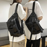 Large Capacity Unisex Fanny Pack Street Wear Chest Bag Hip Hop Crossbody bag