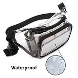Clear Fanny Pack Waterproof Waist Bag Stadium Approved Crossbody Bags