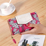 RFID Family Long Wallet Leather Paris