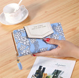 RFID Family Long Wallet Leather Paris