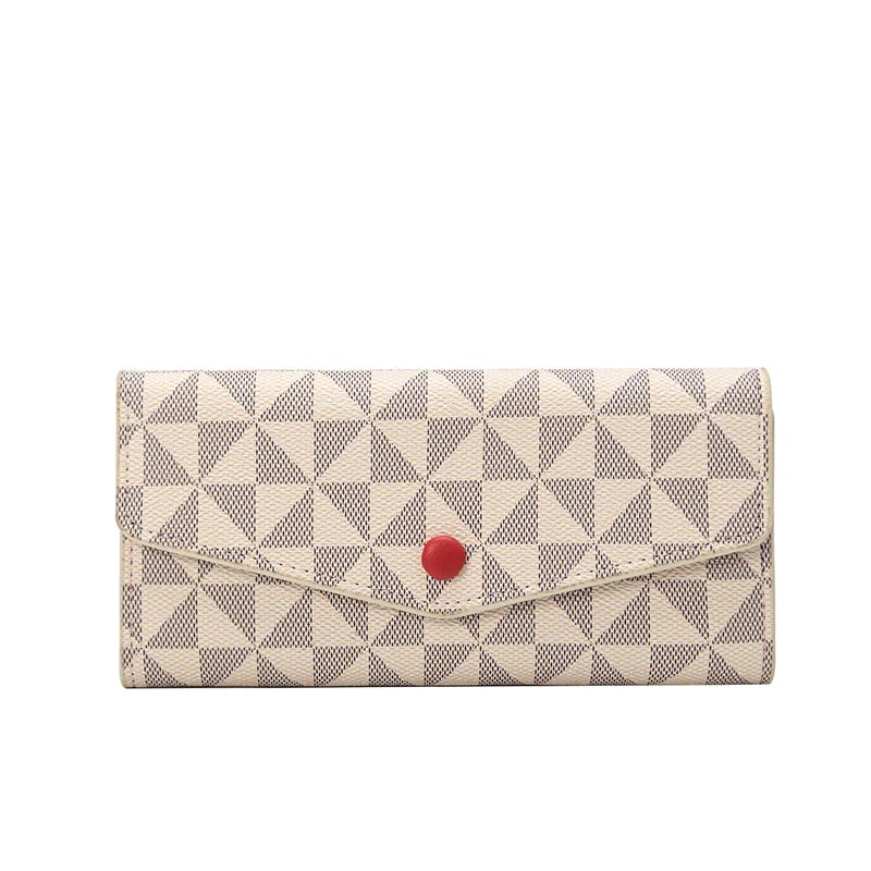 Vintage Leather Wallet Long Purse for Women