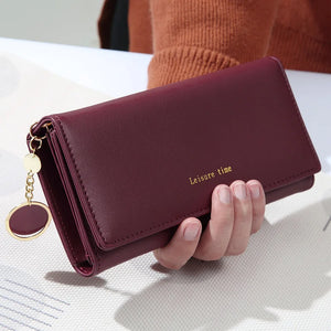 Woman Wallet Pu Leather Clutch Money Phone Bag Long Women's Wallet