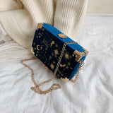 Square Shoulder Bag Famous Handbag Purse Chain Clutch Messenger Tote