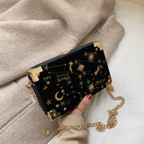 Square Shoulder Bag Famous Handbag Purse Chain Clutch Messenger Tote