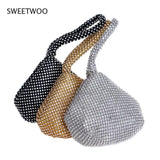 Diamonds Mini Handbag Evening Clutch Bag Purse Euro-America Style
