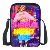 Charli Damelio Shoulder Bag Ice Coffee Splatter Graphic Girls Casual Pack