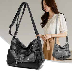 Women's Soft Leather Purses and Handbags with Crossbody Shoulder Bag
