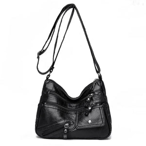 Women's Soft Leather Purses and Handbags with Crossbody Shoulder Bag