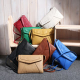 Women Messenger Bags Leather Sweet Shoulder Bag Vintage Handbags