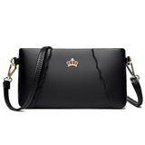 Vintage Leather Shoulder Bag Crossbody Small Sac Handbag for Women