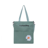 Women Shoulder Bag Large Capacity Student Bag Casual Canvas Messenger Bag
