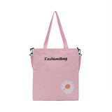 Women Shoulder Bag Large Capacity Student Bag Casual Canvas Messenger Bag