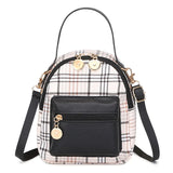 Women's Mini Checked Shoulder Bag