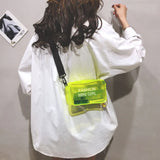 Summer Mini Transparent Square Jelly Shoulder Bag
