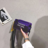 Summer Mini Transparent Square Jelly Shoulder Bag