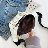 Rivet Leather Waist Bag for Women Lady Fanny Pack Shoulder Bags Wallet