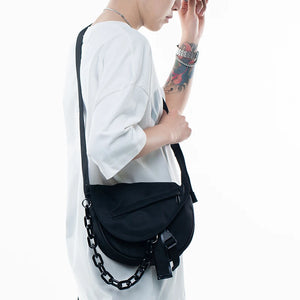Acrylic Chain Crossbody Bag Patchwork Handbags Messenger Bag
