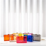 Women Clear Acrylic Purse Transparent Crossbody Bag