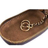 Leather Car Key Wallets Holder Organizer Keychain Cover Bag