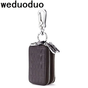 Gender-Neutral Wallets for Keys Leather Waist Bag with Safety Hardware