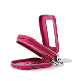 Gender-Neutral Wallets for Keys Leather Waist Bag with Safety Hardware