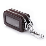 Gender-Neutral Wallets for Keys Leather Waist Bag with Safety Hardware
