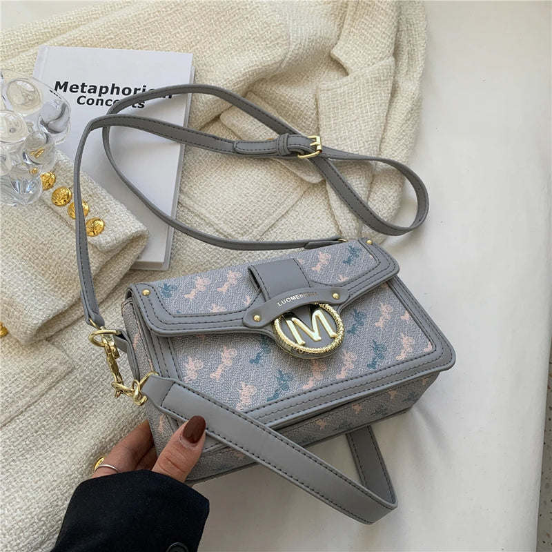 Animal Print Single Shoulder Crossbody Bag for Women