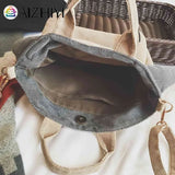 Vintage Animal Print Crossbody Shoulder Bag for Women and Students