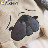 Vintage Animal Print Crossbody Shoulder Bag for Women and Students