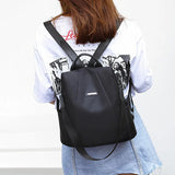 Women Anti-Theft Backpack Large Female Shoulder Bag Oxford Casual Travel