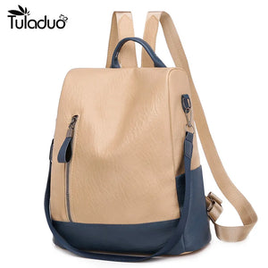 Women Anti-theft Backpack Waterproof Large Shoulder Bag