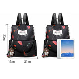 Anti-theft Oxford Backpack Waterproof Satchel Shoulder Bag